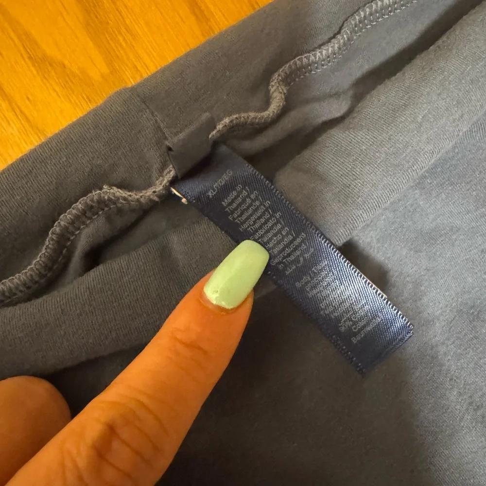 Skims Cotton Jersey Foldover COLOR Harbor Small hole shown in pic worn once - Picture 2 of 3